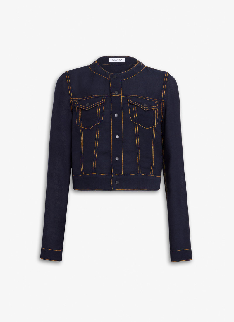 CROPPED FLUID JACKET - 1
