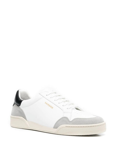 Sandro logo low-top sneakers outlook