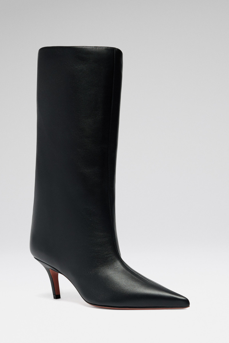 Amina Muaddi FIONA BOOT 60 BLACK NAPPA outlook