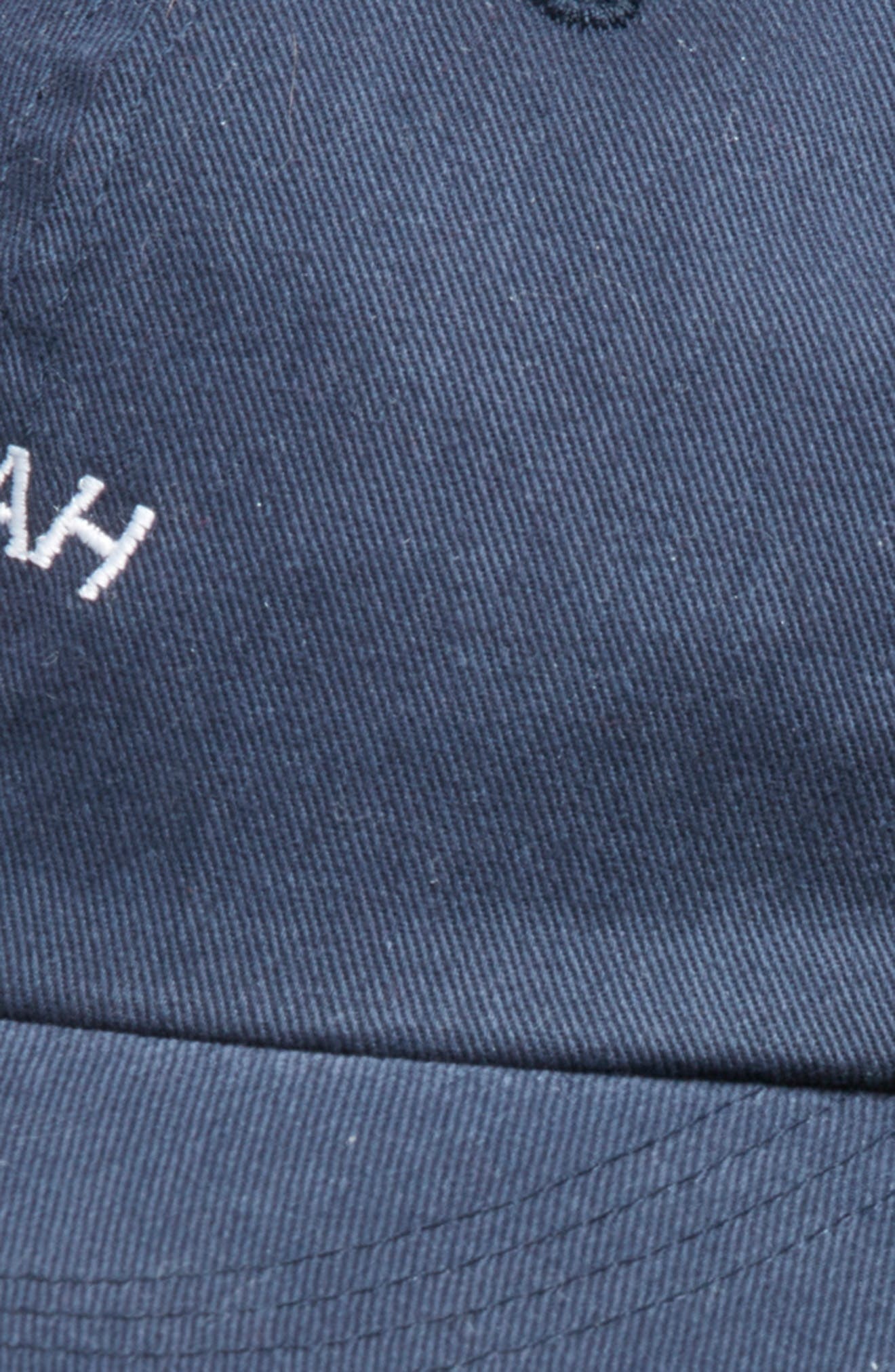 Noah Bow 6-Panel Logo Embroidered Baseball Cap in Navy at Nordstrom - 3