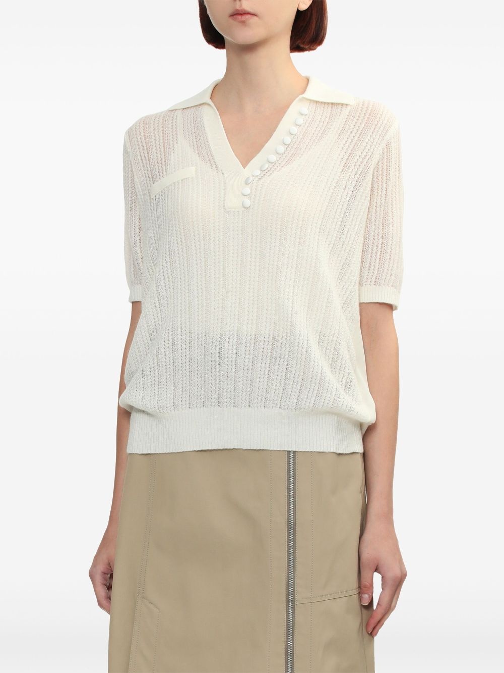 layered polo top - 3