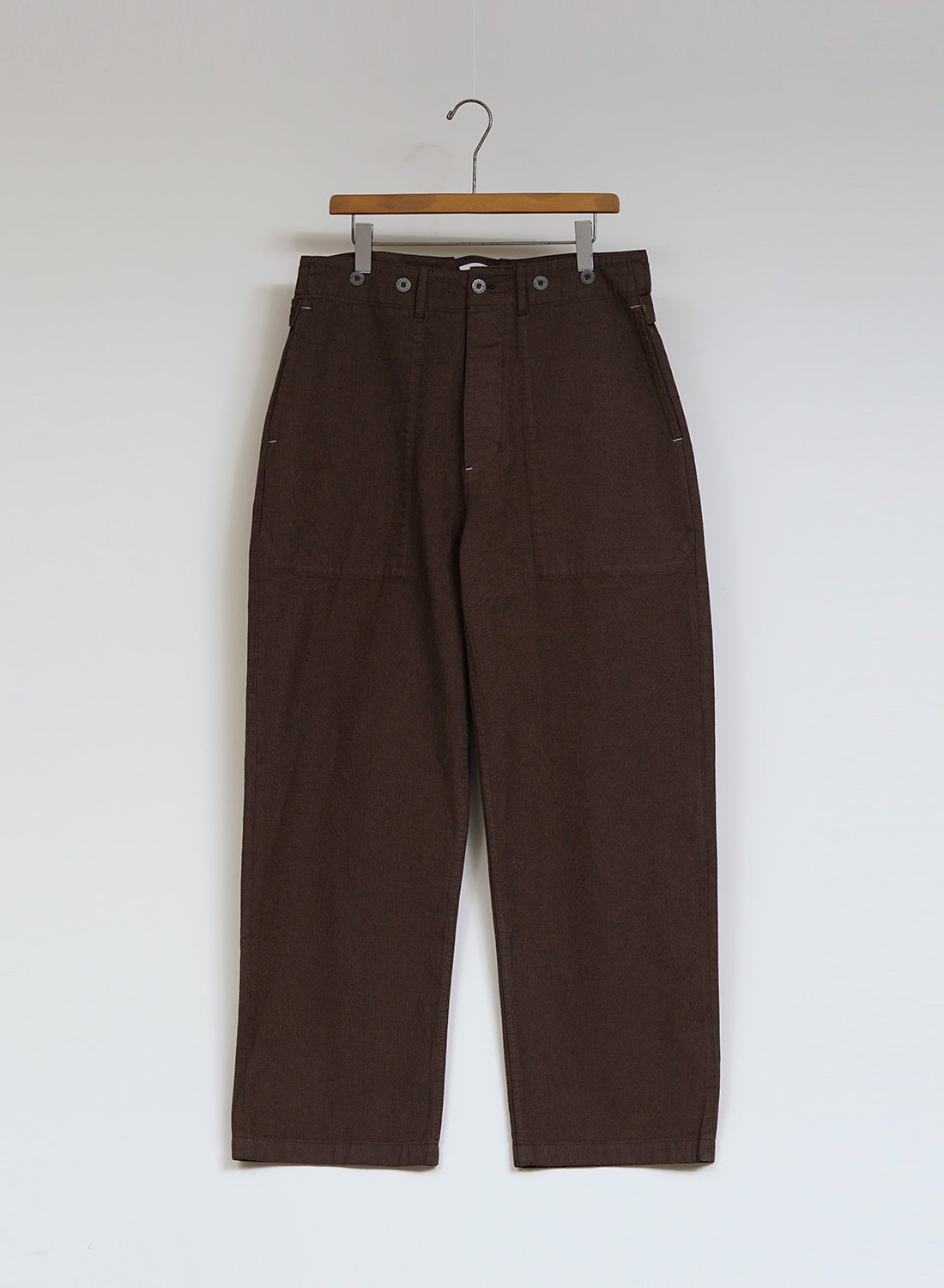 New Workwear Pant Broken Twill in Brown - 1