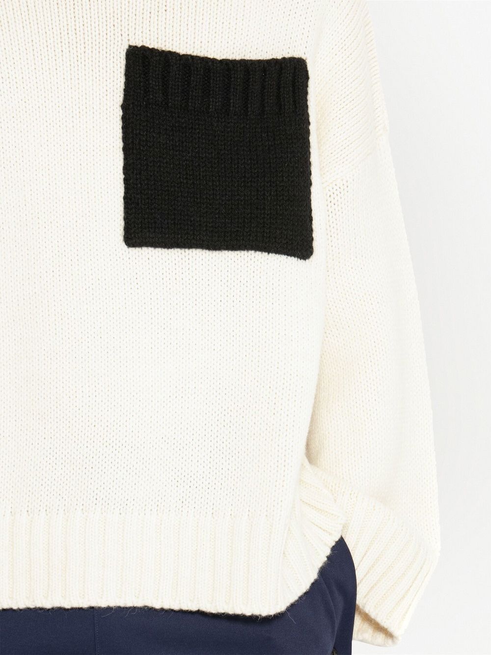 patch-pocket turtleneck jumper - 5