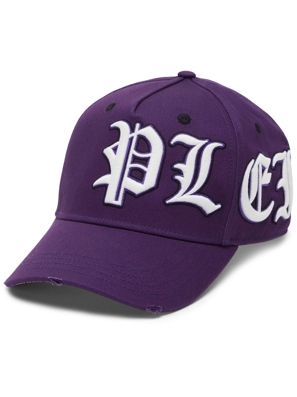 logo-embroidered cotton baseball cap - 1