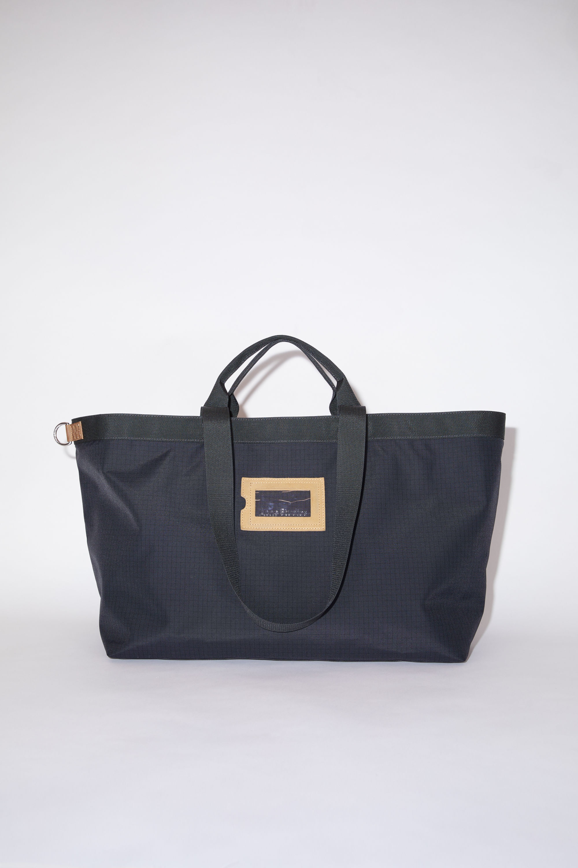 Tote nylon bag - Black - 1