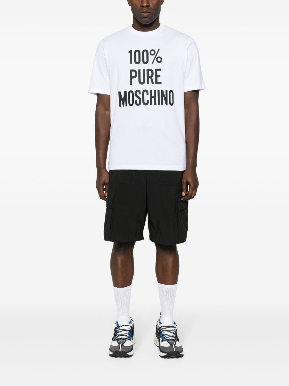 slogan-print cotton T-shirt - 2