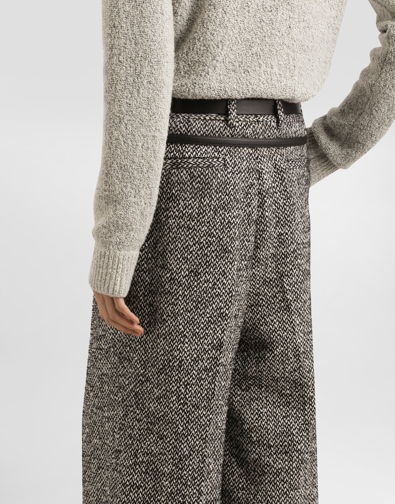 Wool blend dotted trousers 5