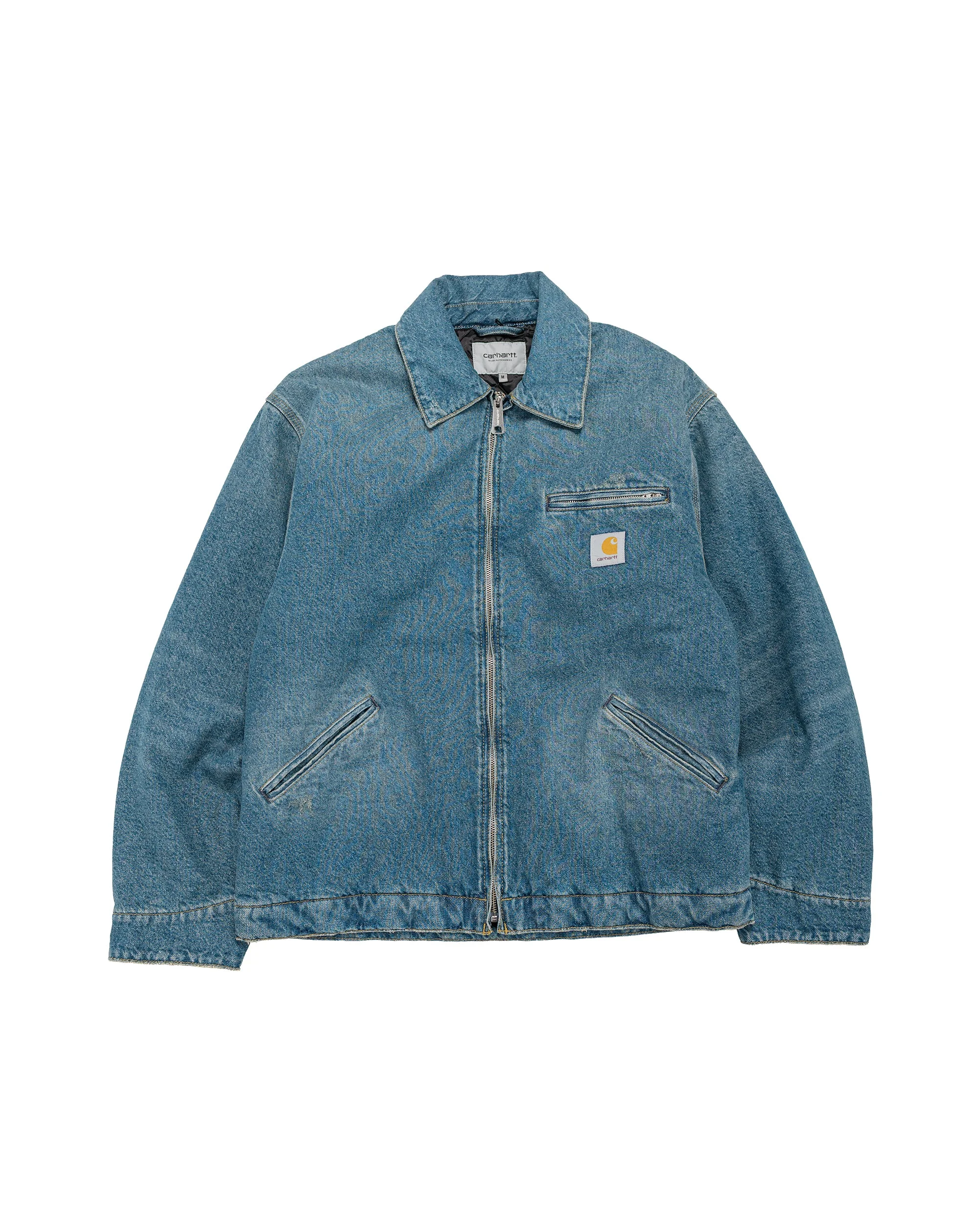 Carhartt W.I.P. OG Detroit Jacket Blue Grind Wash - 1