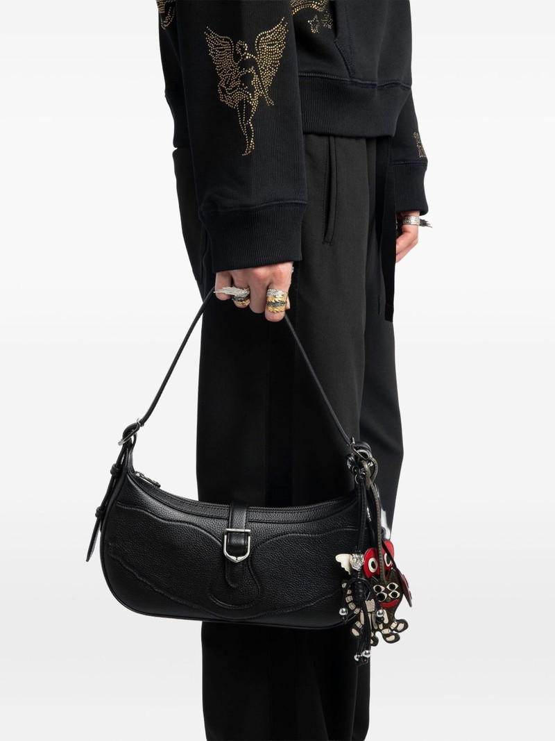 Zadig & Voltaire Moonrise buckle-detail curved shoulder bag outlook