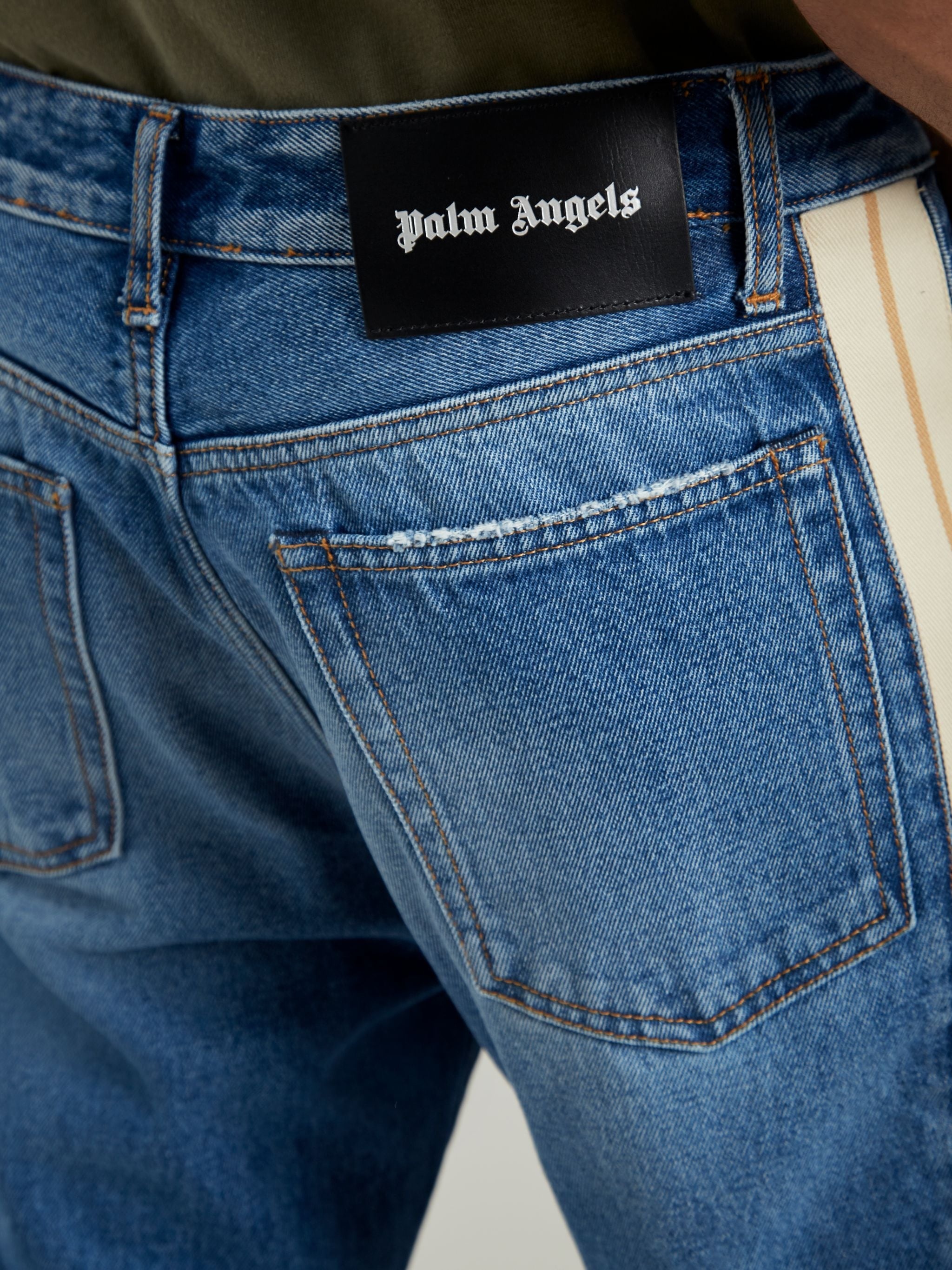 DENIM TRACK PANTS - 7
