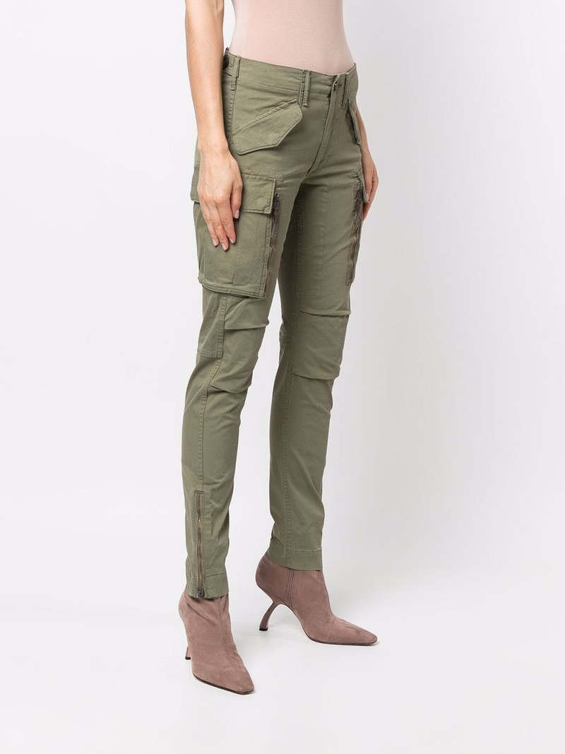 skinny-cut cargo trousers 3