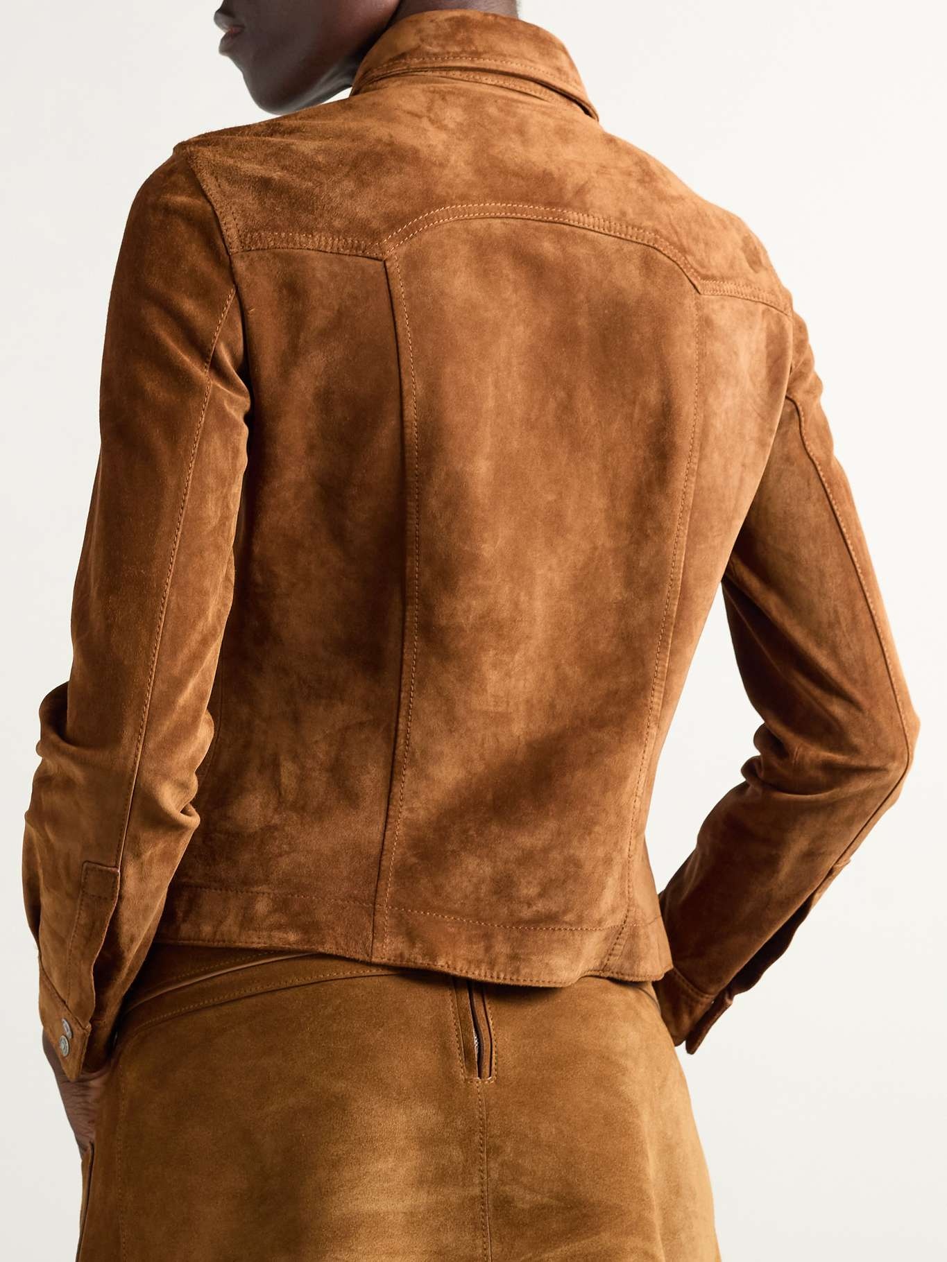 Suede shirt Camel - 4
