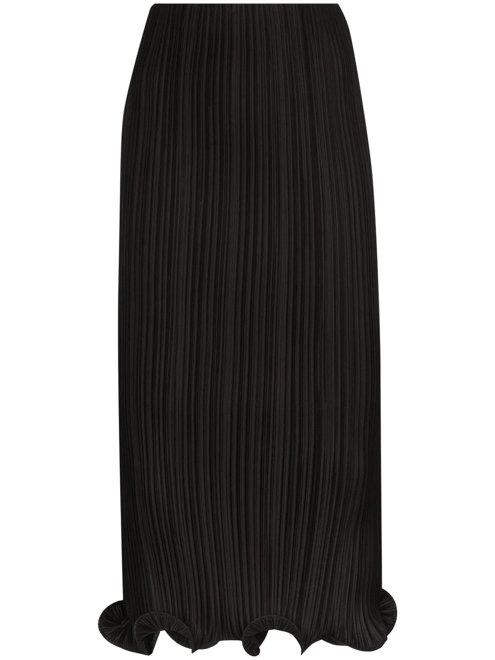 pleated midi skirt - 1