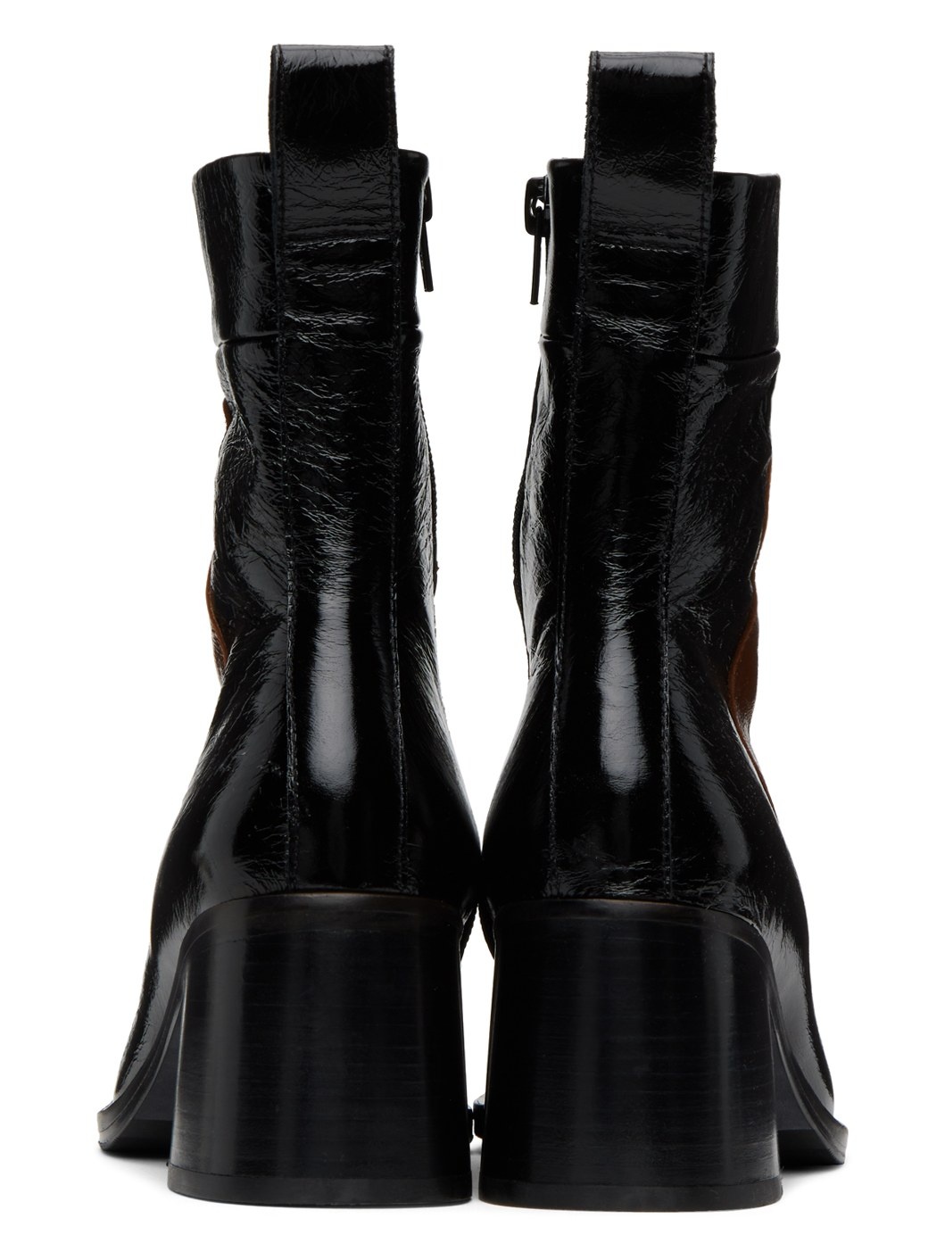 Black & Brown Larisa Boots - 2
