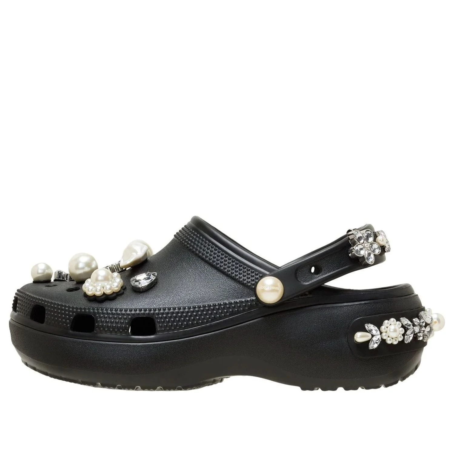 (WMNS) Crocs x Simone Rocha Platform Clog 'Black' 211798-001 - 1