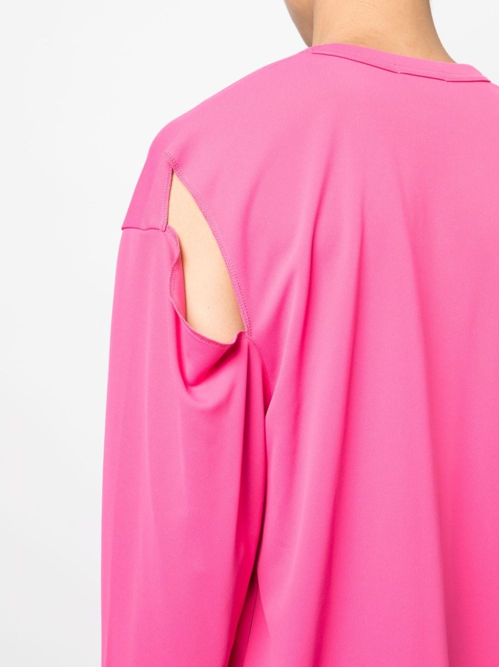 cut-out detailing long-sleeve T-shirt - 5
