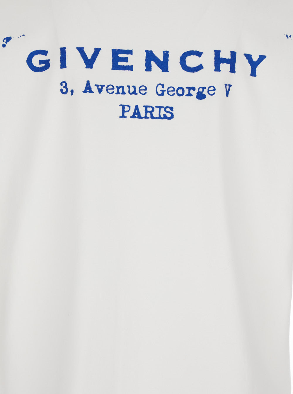 Givenchy Men White Crewneck T-Shirt With Logo Lettering On The Rear In Cotton Man - 3