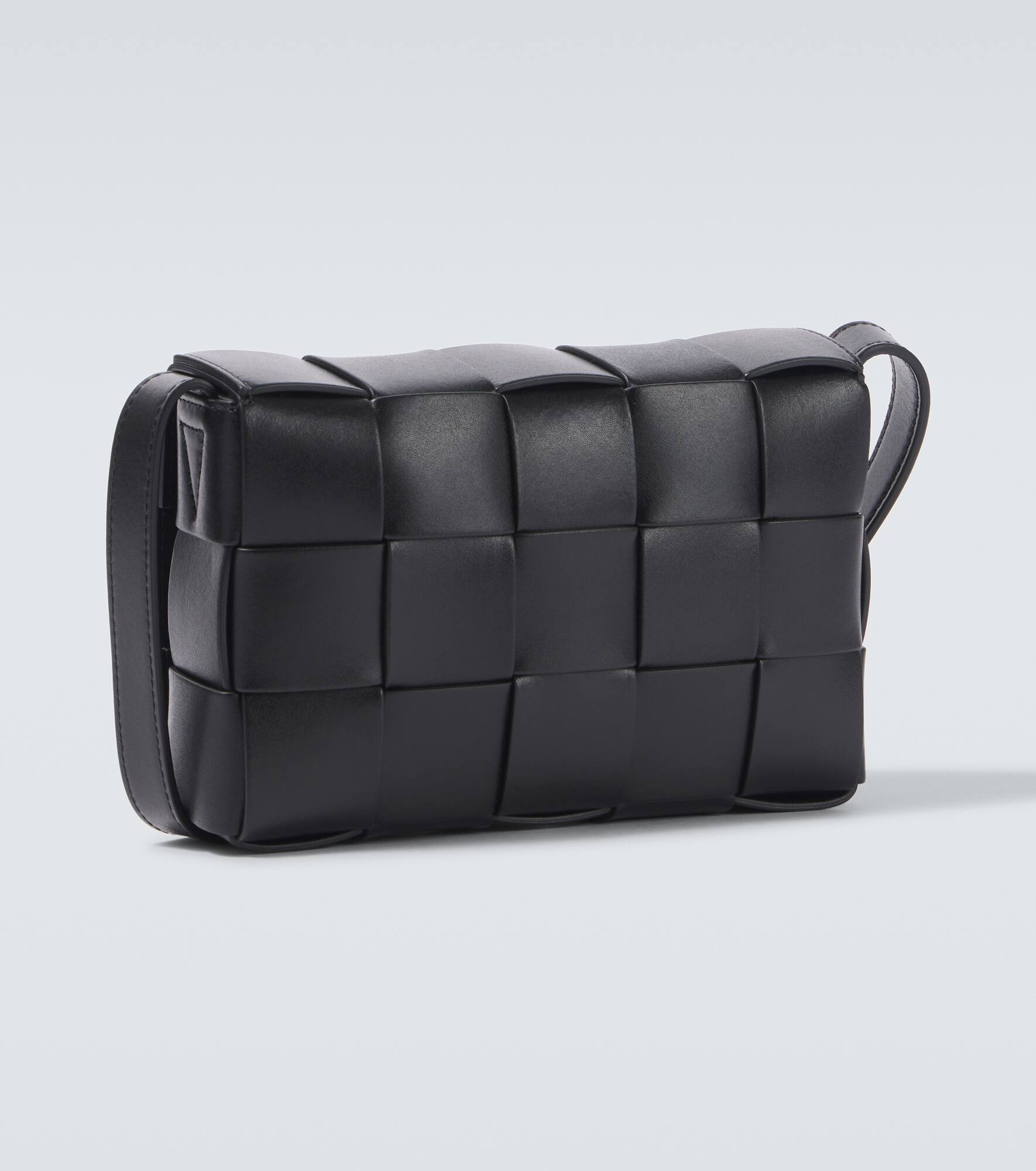 Cassette Intreccio leather crossbody bag - 5