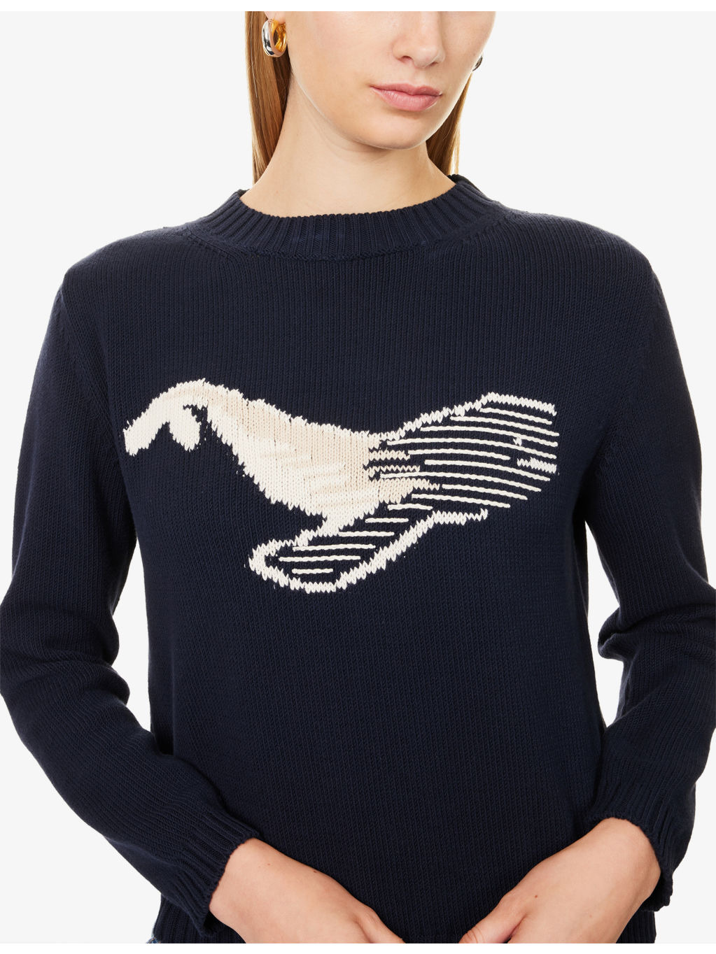 Nespola Round-Neck Cotton-Blend Jumper - 5