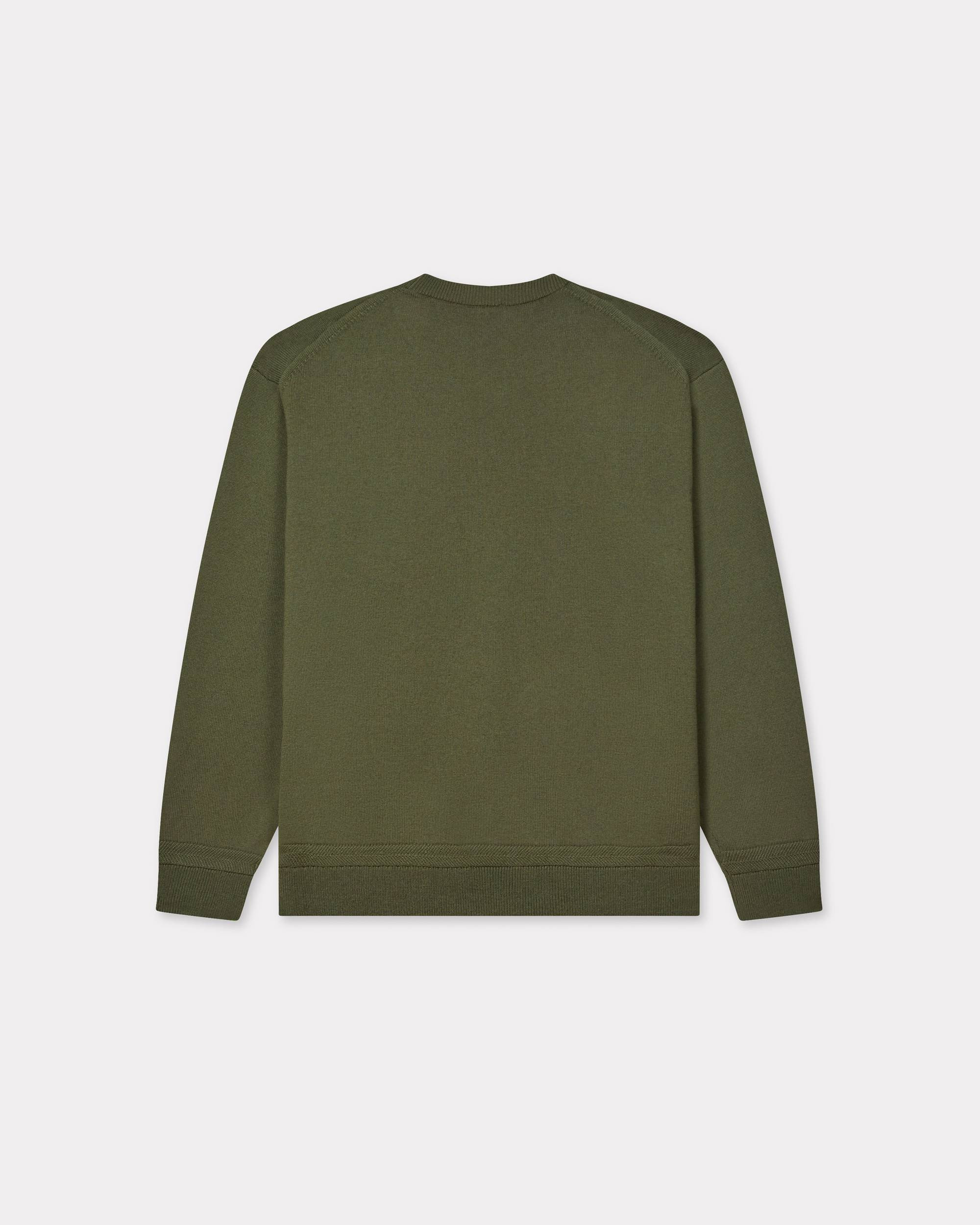 'Boke Flower' embroidered jumper in Merino wool - 2