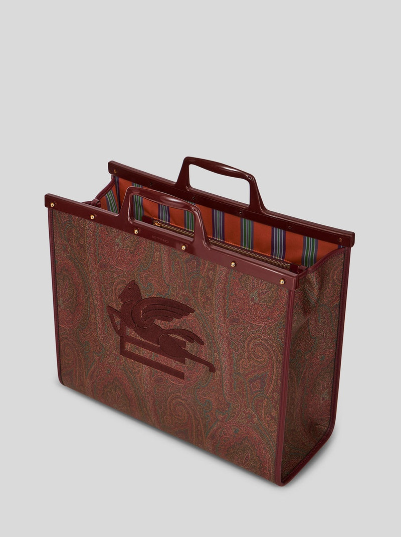 LARGE LOVE TROTTER PAISLEY BAG 4