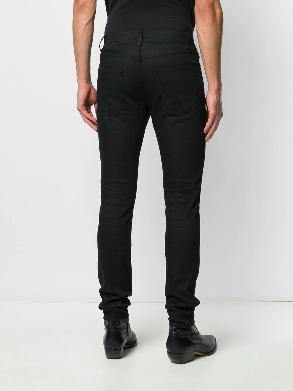 mid-rise skinny jeans - 4