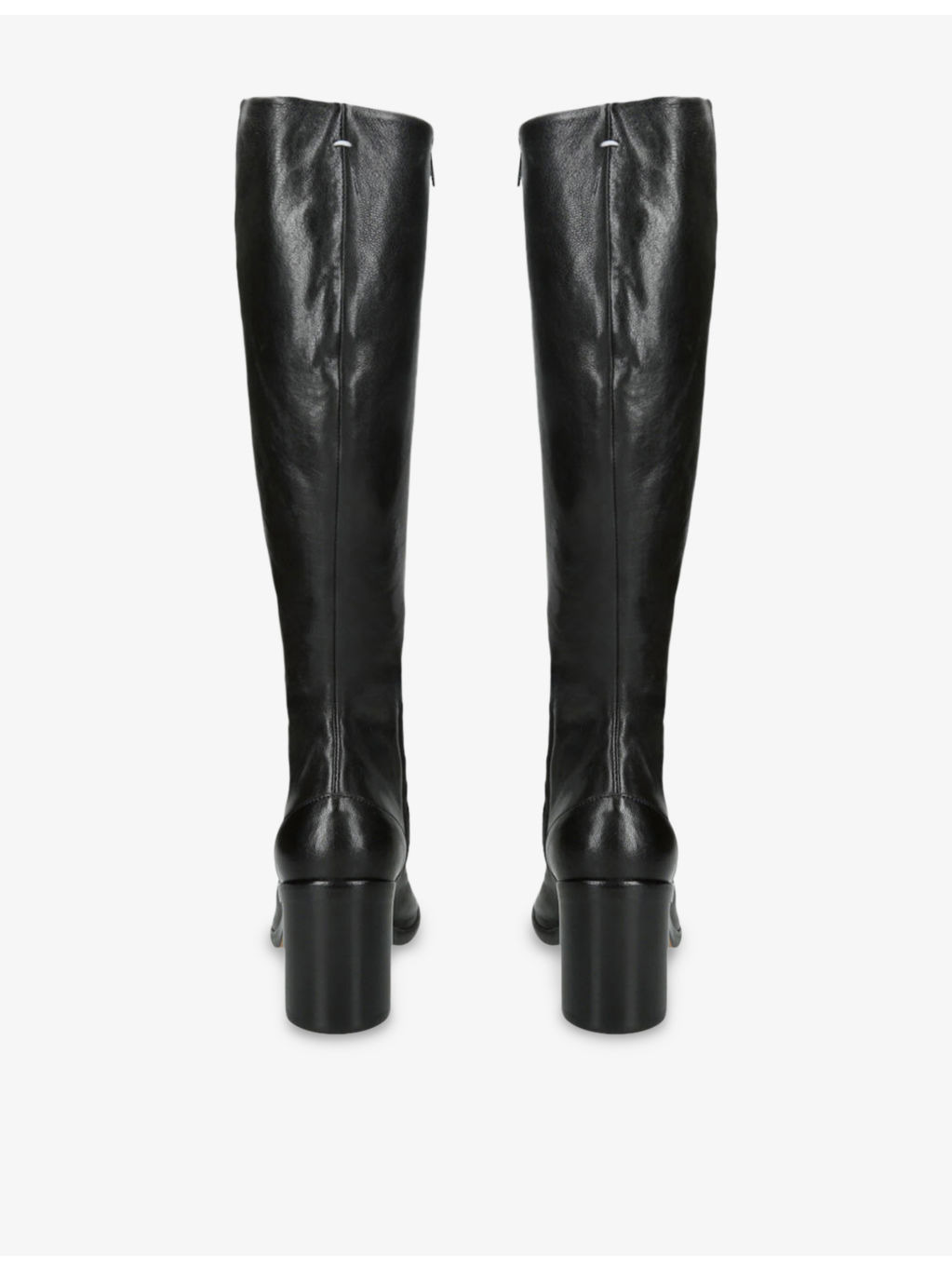 Tabi Leather Heeled Knee-High Boots - 3