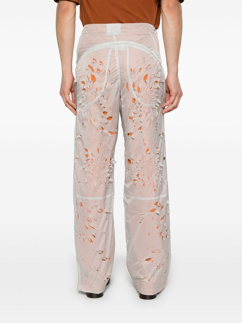 lasered-petals trousers 4