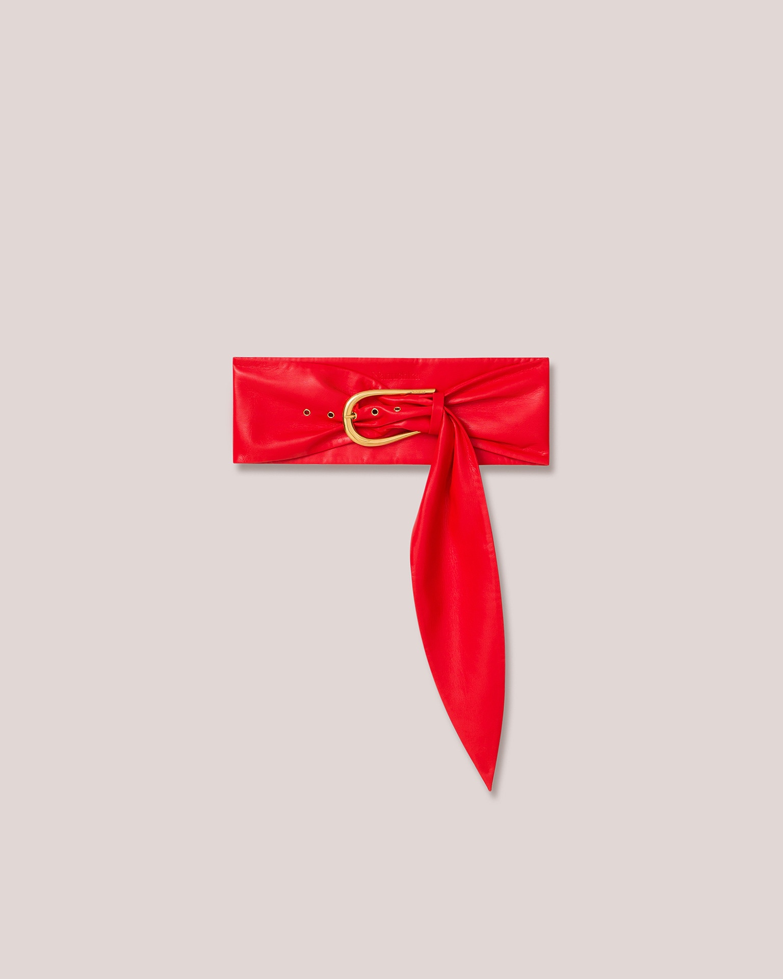 DAE - Vegan leather belt - Red - 1