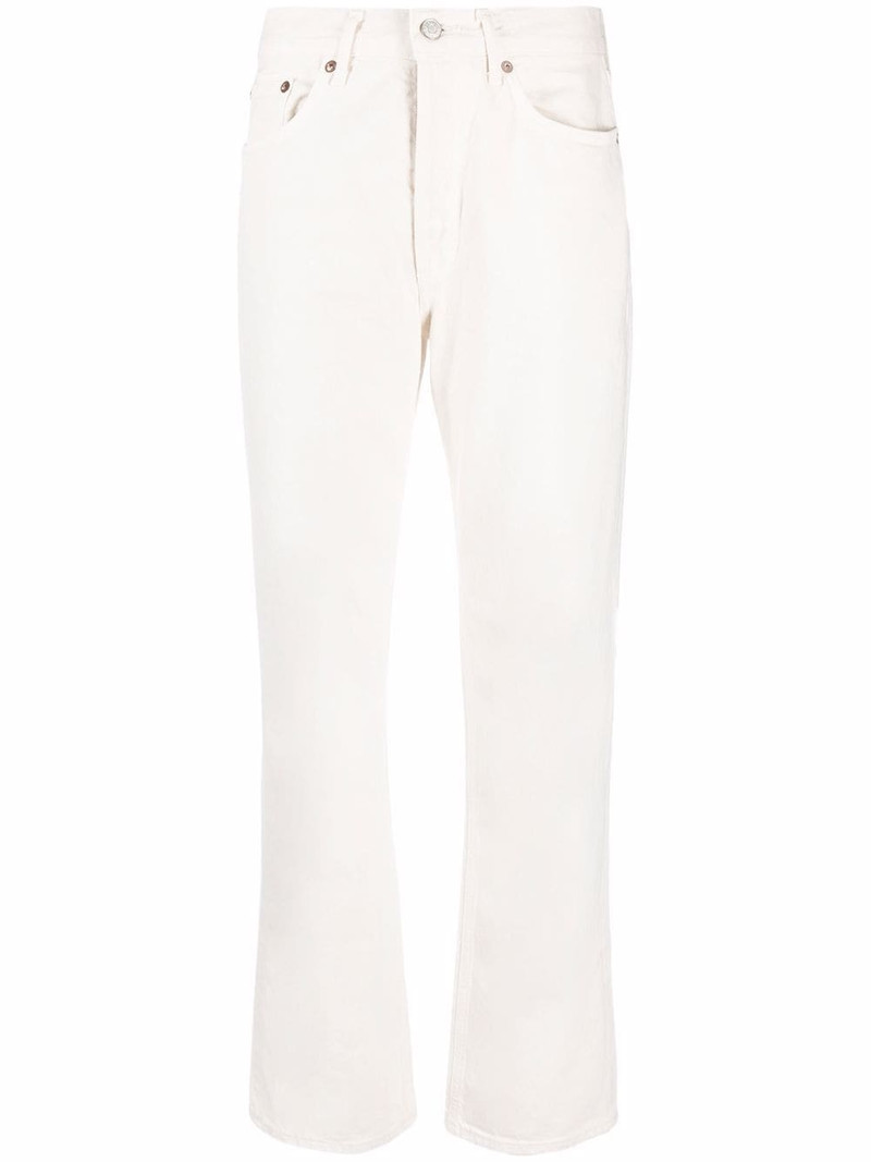 straight-leg denim jeans 1