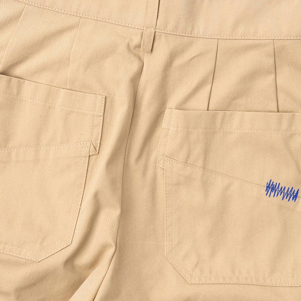 ADER ERROR COLOR PANEL SHORT - BEIGE - 5