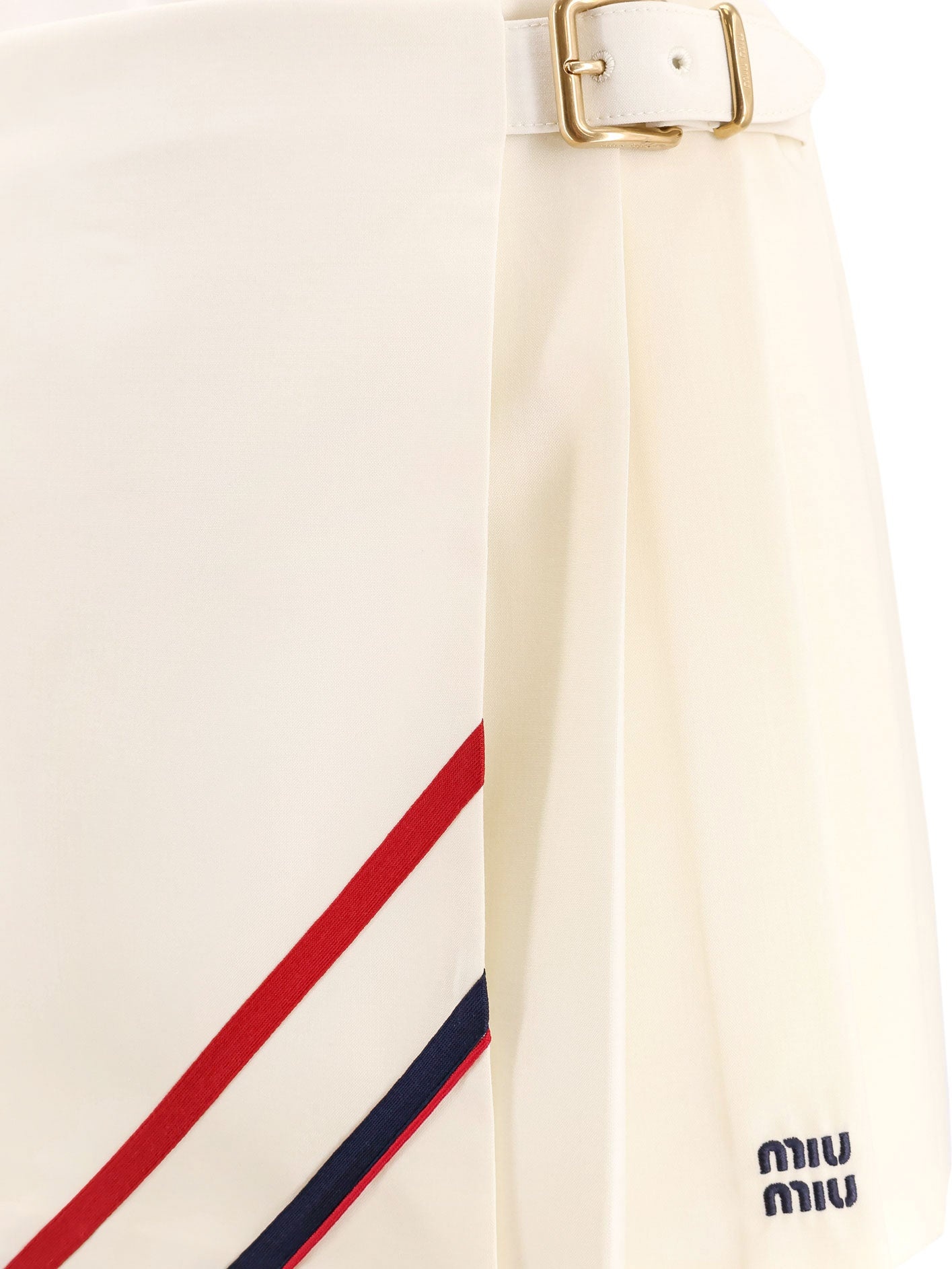 スカート MIU MIU Plisse wool and mohair skirt Miu Miu Plissé wool and mohair skirt | worldclassfashion