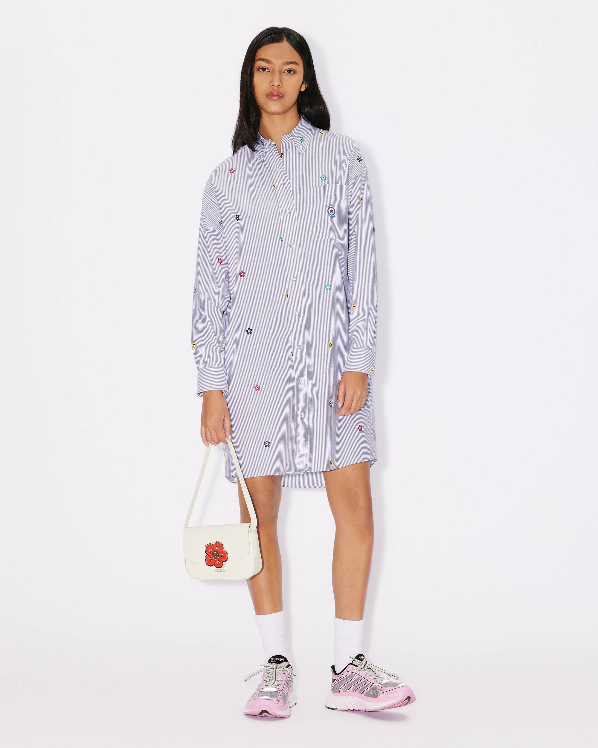 'KENZO Target' striped shirt dress - 3