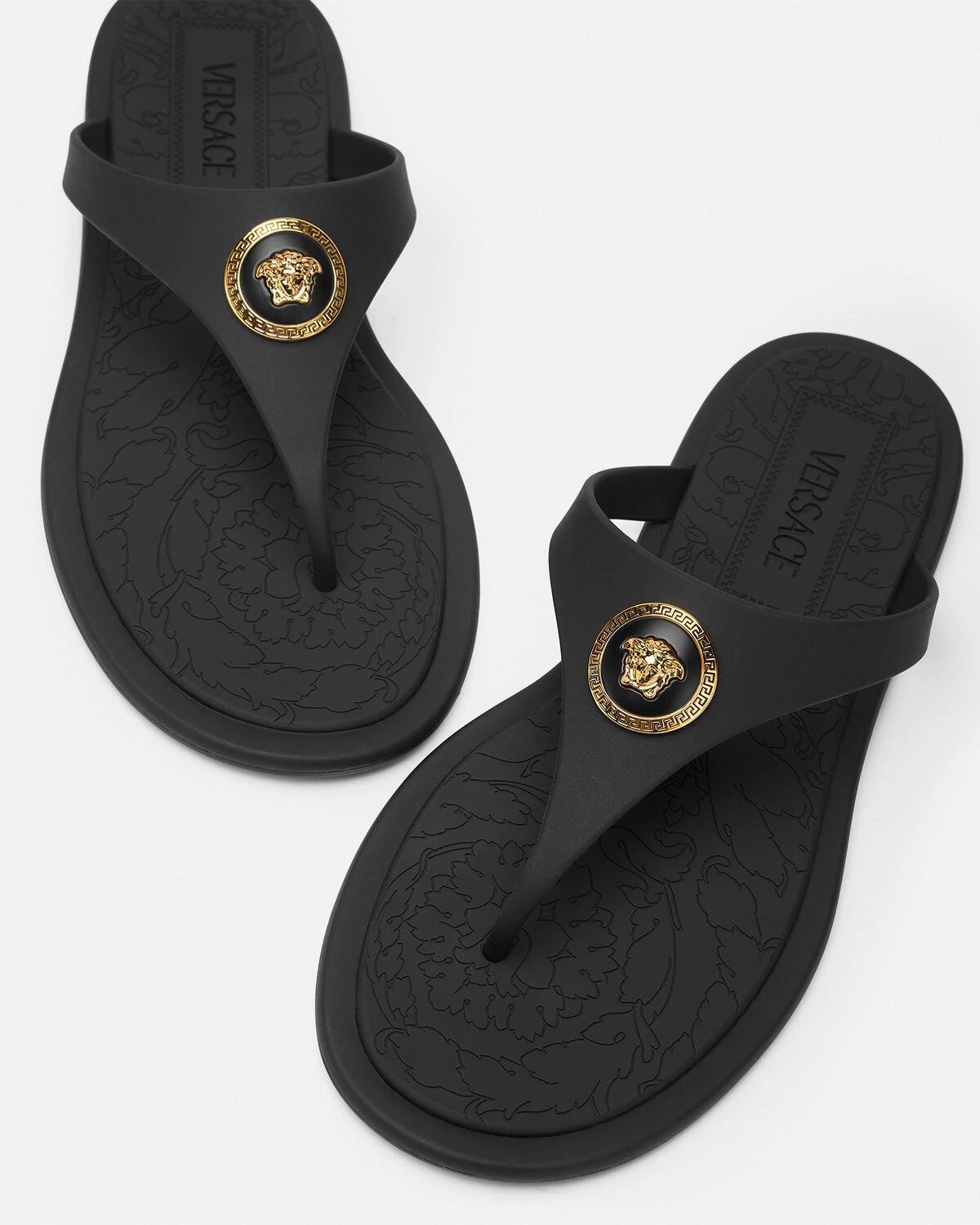 Alia Flat Rubber Sandals - 4