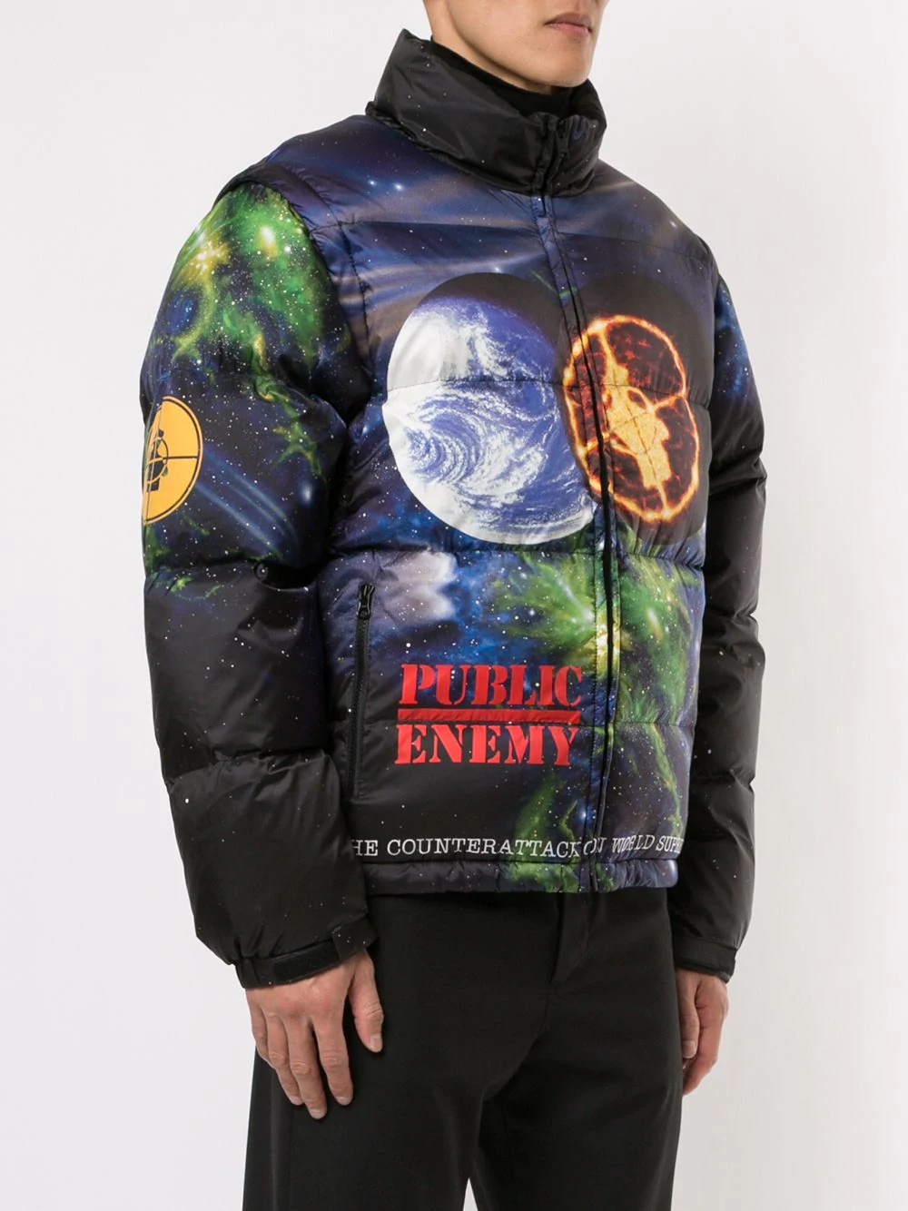 x Undercover x Public Enemy puffy jacket - 3