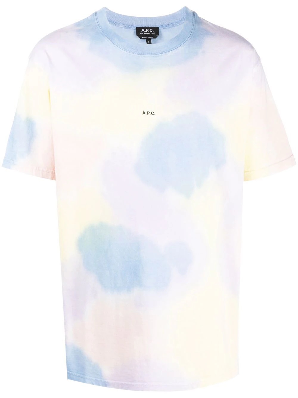 tie-dye print cotton T-shirt - 1