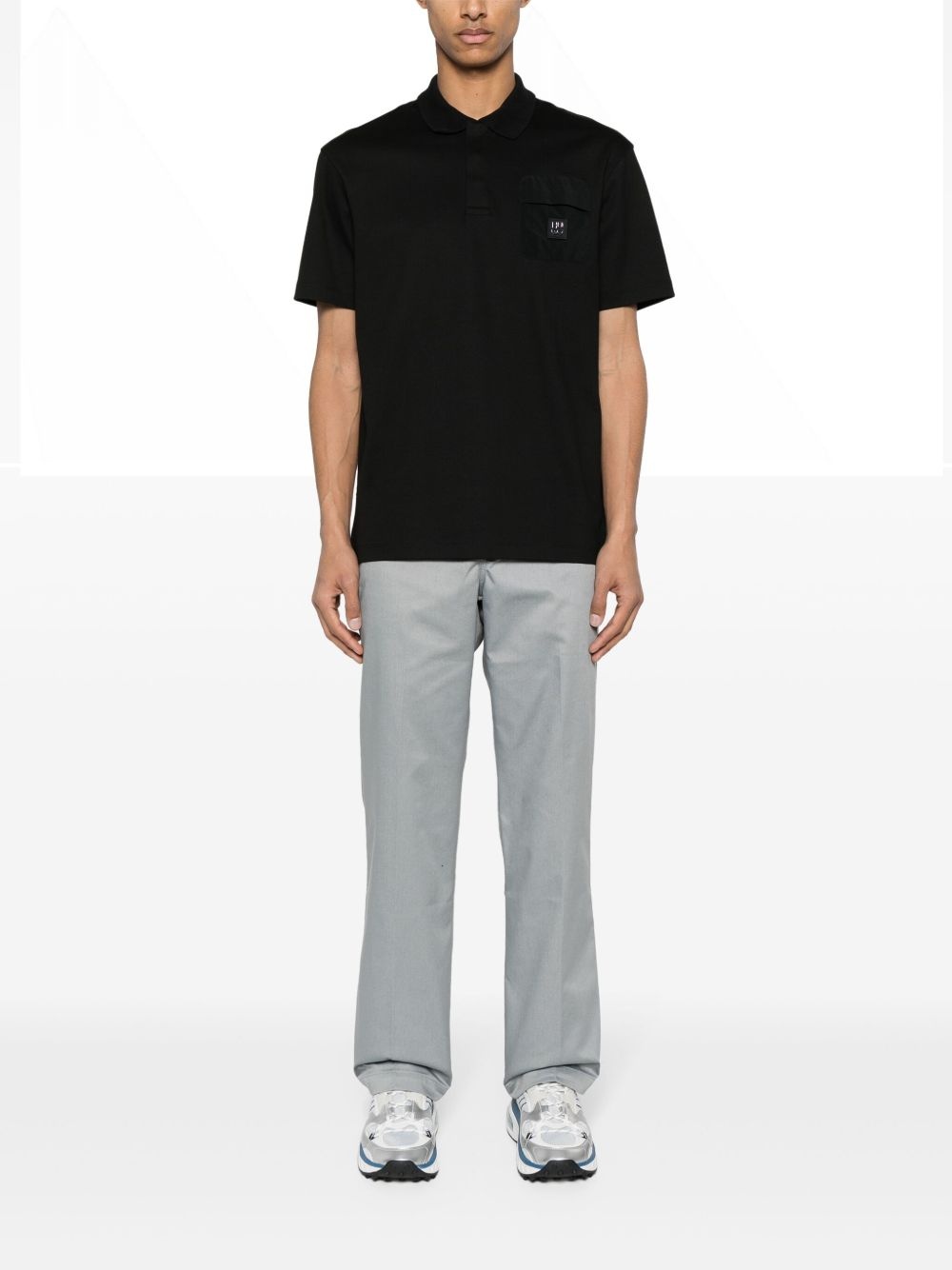 pressed-crease straight-leg trousers - 2