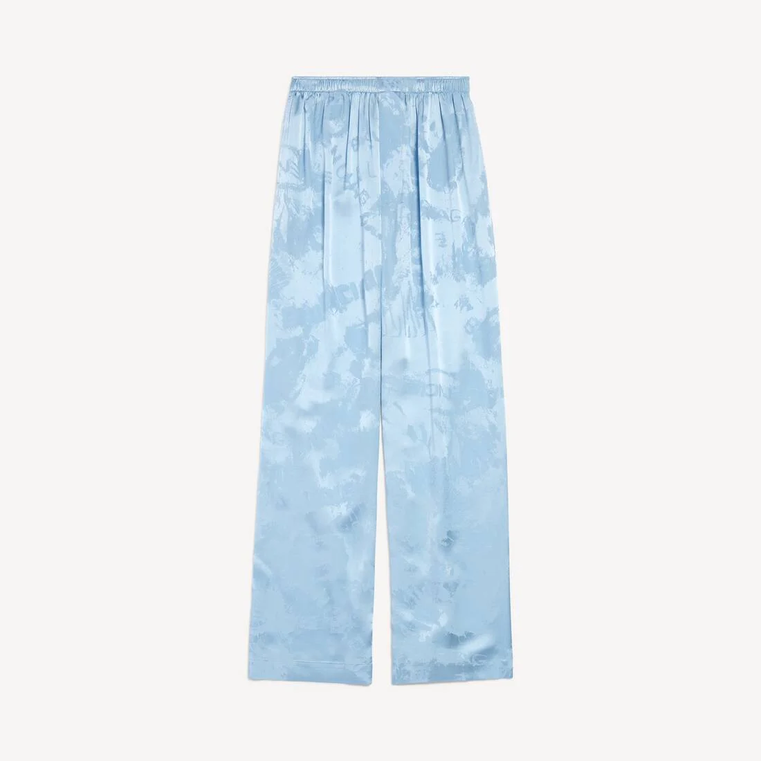 Women's Washed Crayon Allover Pyjama Pants in Baby Blue - 1