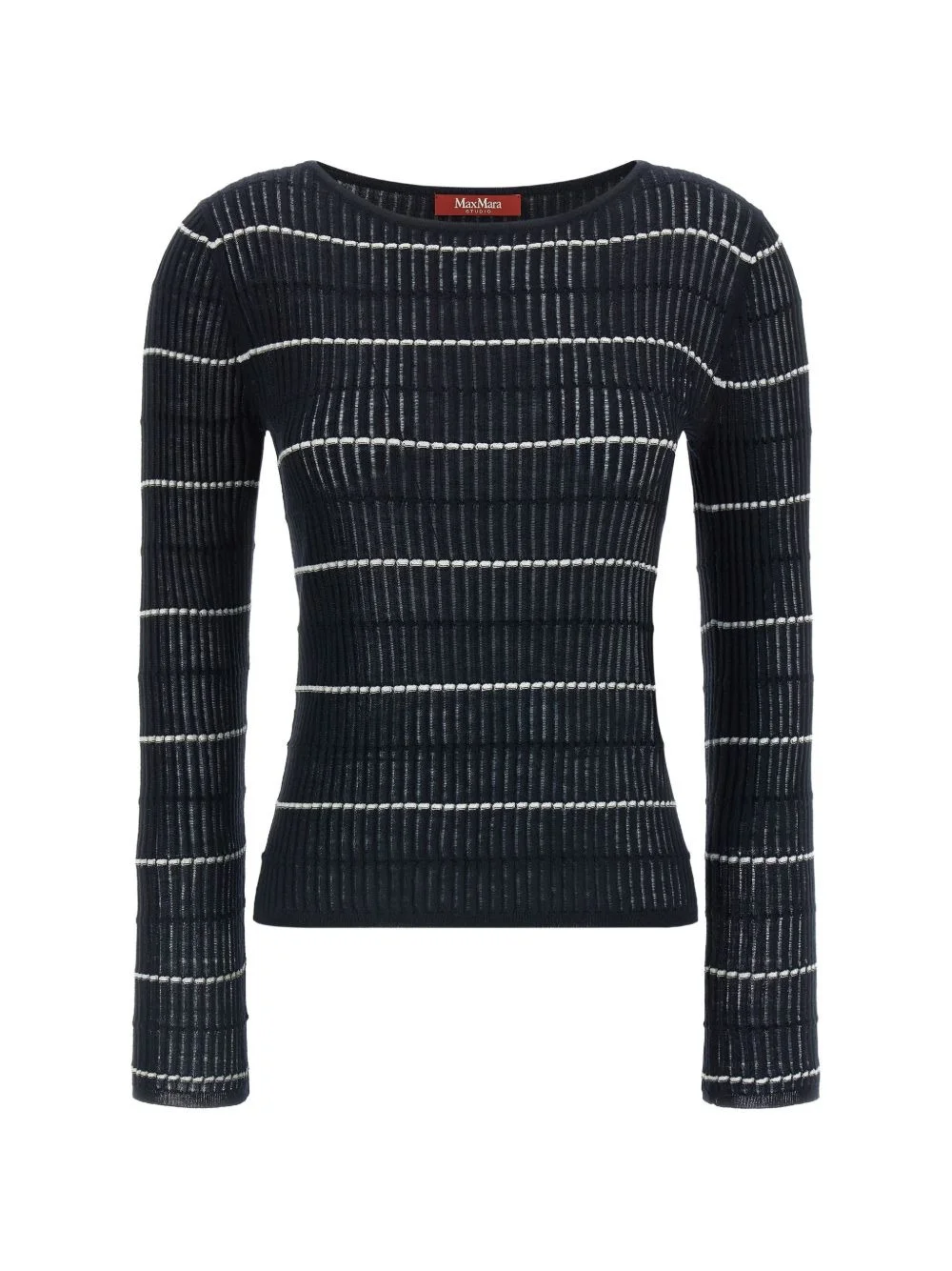 Pedone ribbed striped sweater - 1