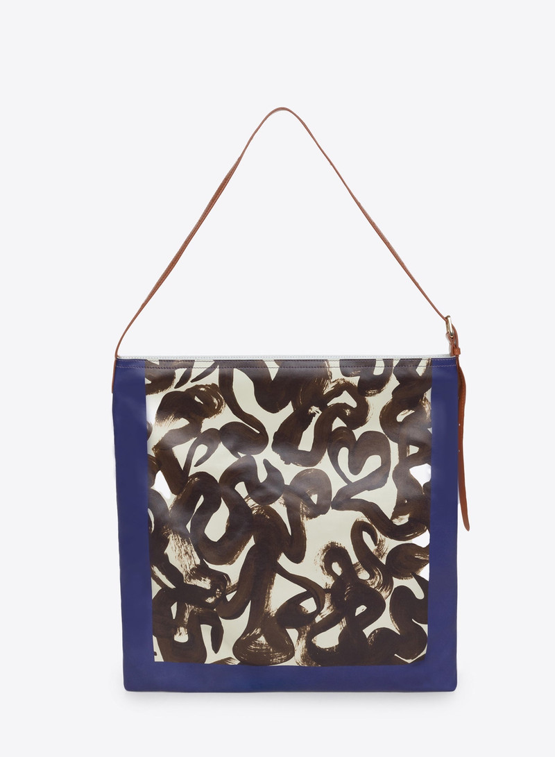 Dries Van Noten PRINTED SCARF BAG outlook
