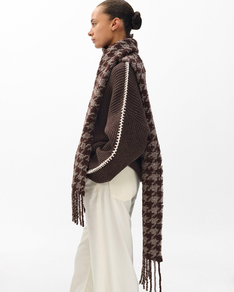 rag & bone Nora Houndstooth Scarf outlook