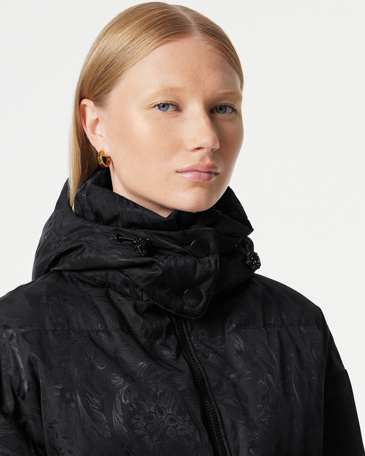 Barocco Silhouette Puffer Jacket - 3
