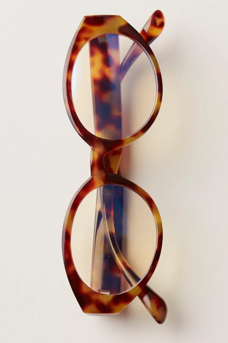 Beatrice Round Blue Light Glasses - 1