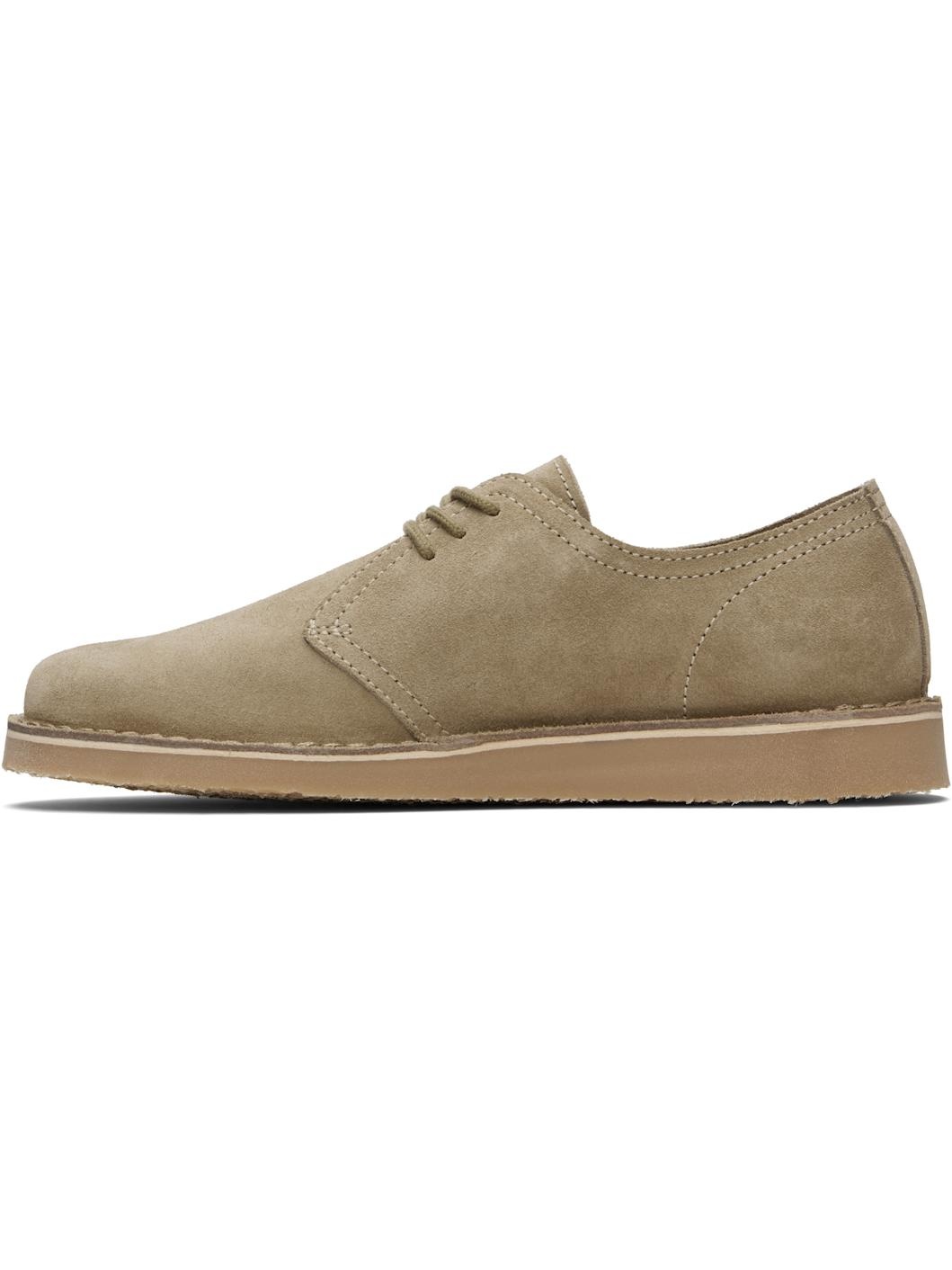 Khaki Linden Suede Derbys - 3