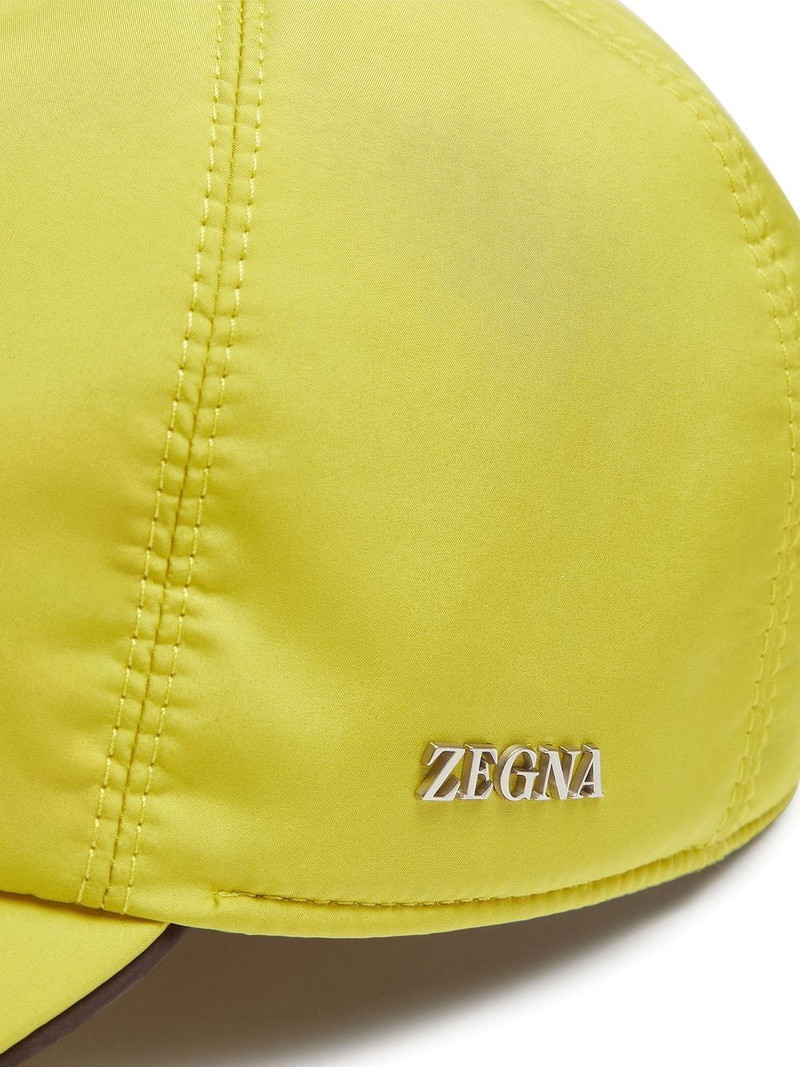 ZEGNA logo-appliquÃ© baseball cap outlook