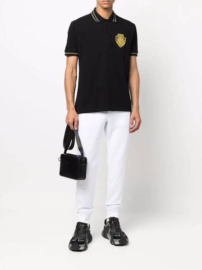 VERSACE JEANS COUTURE logo-embroidered track pants outlook