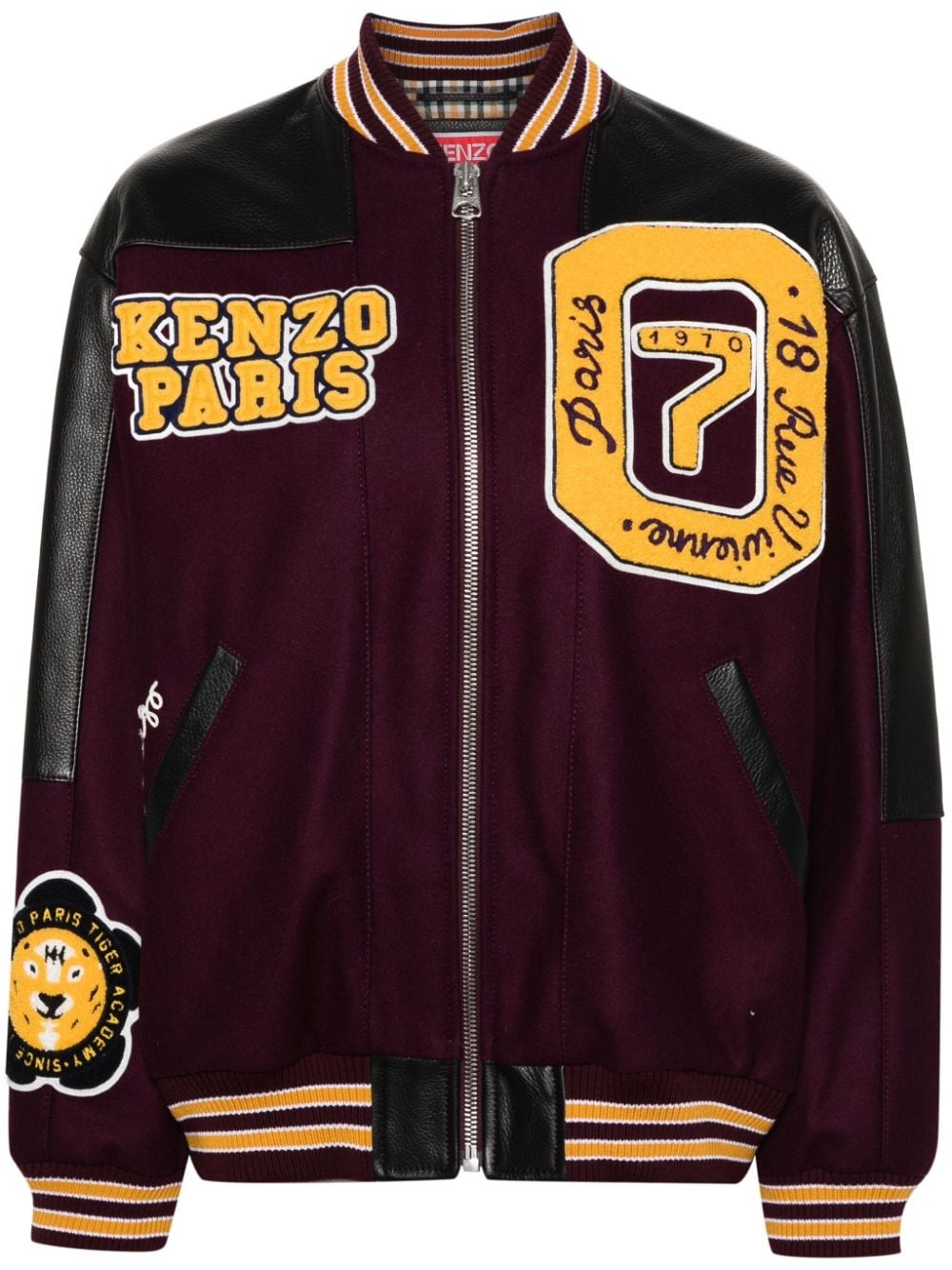 Tiger Academy-appliquÃ© varsity jacket - 1