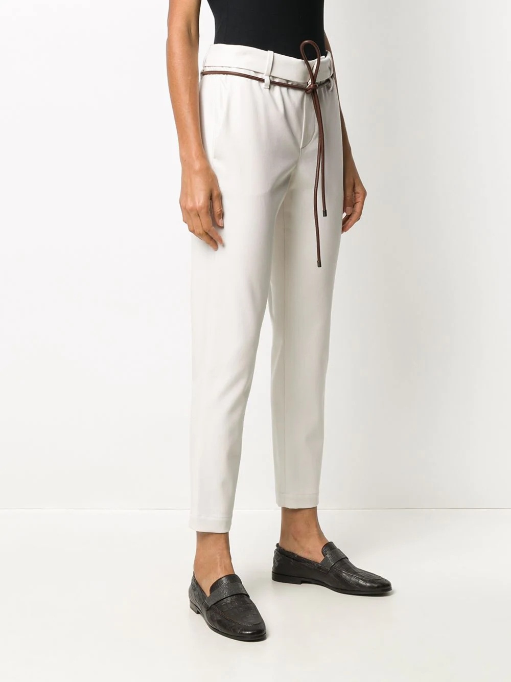 tapered cropped trousers - 3