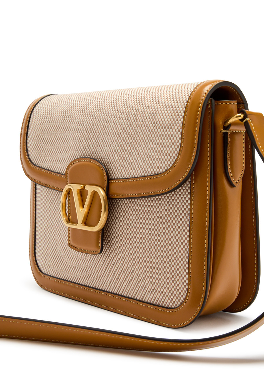 Valentino Garavani 9T05 Canvas and Leather Shoulder bag - 3