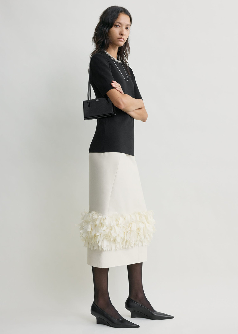Petal skirt ecru 3